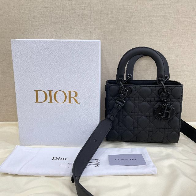 超安い 美品Dior レディディオール ウルトラマット ミディアムバッグ
