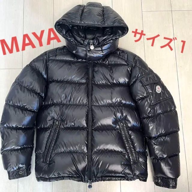 ブラック 【中島豪紀様専】MONCLER マヤ サイズ1 ブラック モンクレール Maya サルズマン