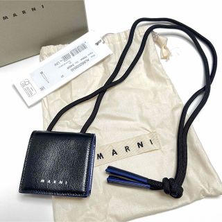 マルニ(Marni)のマルニ レザー エアポッズ プロ ホルダー Airpods イヤフォン ケース(モバイルケース/カバー)