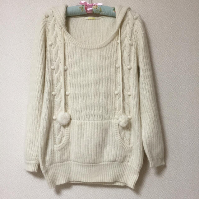 SNIDEL(スナイデル)のsnidel♡フード付きニット レディースのトップス(ニット/セーター)の商品写真