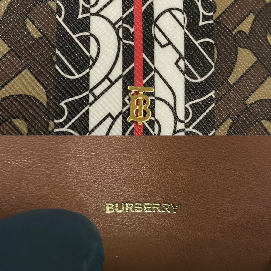 BURBERRY - ほぼ未使用 レア品 BURBERRY バーバリー TB モノグラム