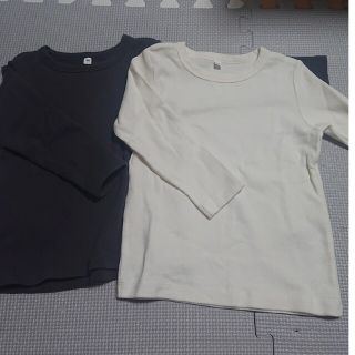 ムジルシリョウヒン(MUJI (無印良品))の無印ロンＴ　長袖Tシャツ 2枚セット(Tシャツ/カットソー)