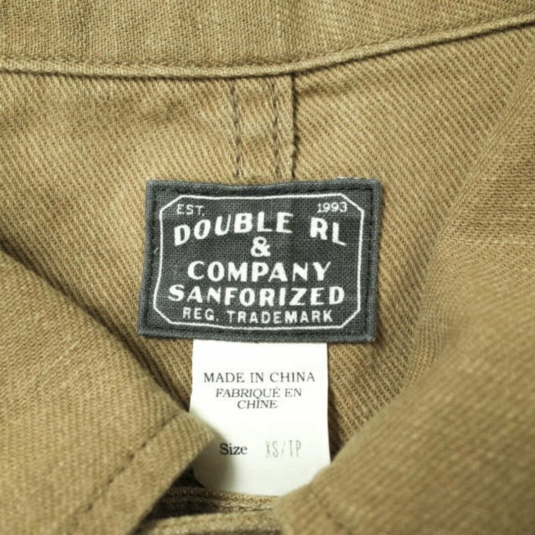 RRL(ダブルアールエル)のRRL ダブルアールエル 22SS ペイントスプラッター リネンコットン ショップコート XS ベージュ Double RL ステンカラーコート アウター【中古】【RRL】 メンズのジャケット/アウター(ステンカラーコート)の商品写真