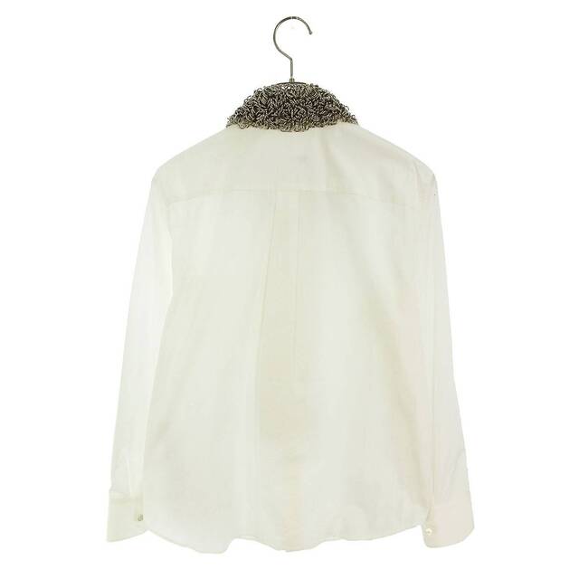 トーガ ARCHIVES Metal cotton shirt TA01-FJ020 マルチリング装飾コットン長袖シャツ レディース 36
