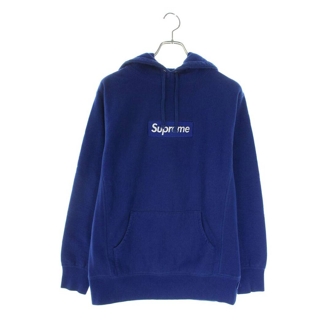 入荷済み Supreme box logo Hooded 青 L ボックスロゴ | temporada.studio