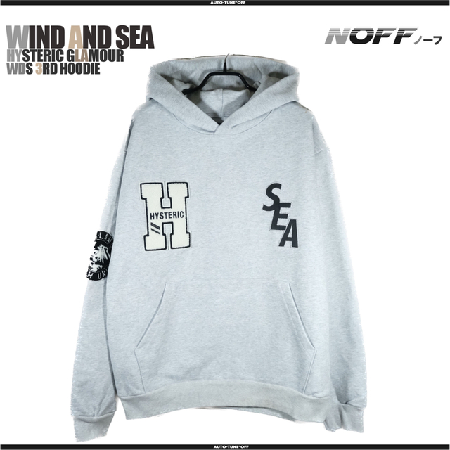 WIND AND SEA HYSTERIC GLAMOURパーカー グレー極美品 | www