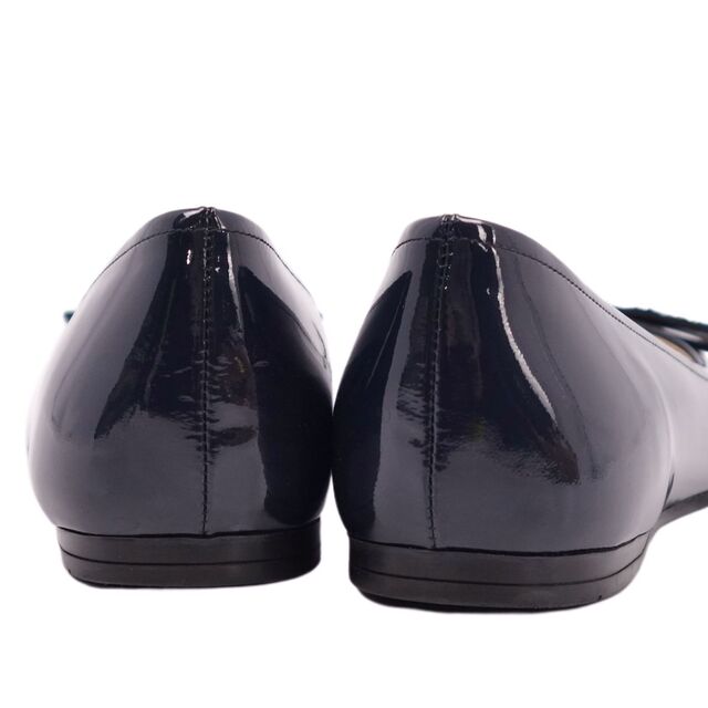 PRADA - 美品 プラダ PRADA パンプス フラットシューズ パテントレザー
