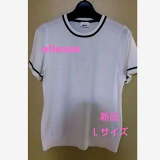 エレッセ(ellesse)のellesse レディース 半袖ニットセーター 新品 定価…12000円(ニット/セーター)