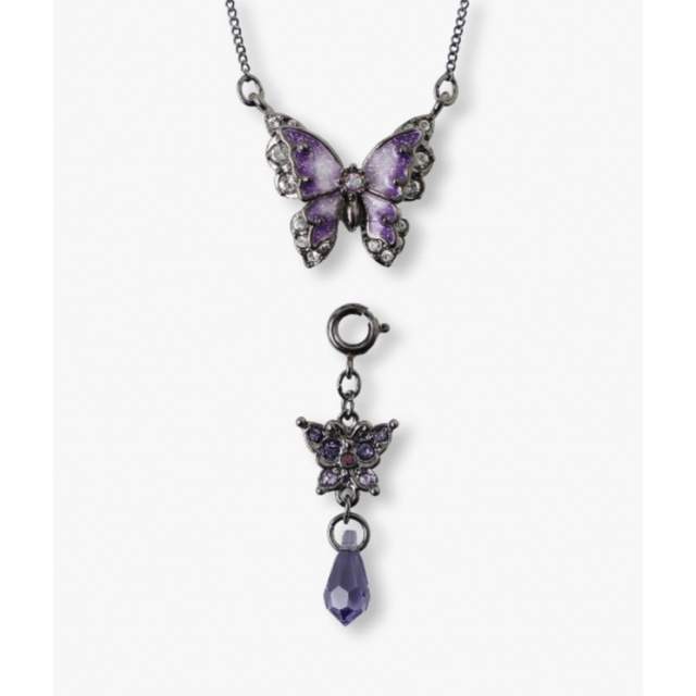 ANNA SUI(アナスイ)の新品箱付き♡ANNA SUIのバタフライネックレス レディースのアクセサリー(ネックレス)の商品写真