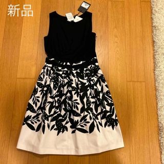 ポールカ(PAULE KA)のポールカ　ワンピース　新品タグつき　サイズ40ですがMサイズ相当(ひざ丈ワンピース)