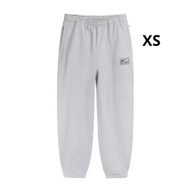 nike stuusy スウェットパンツ グレー XS