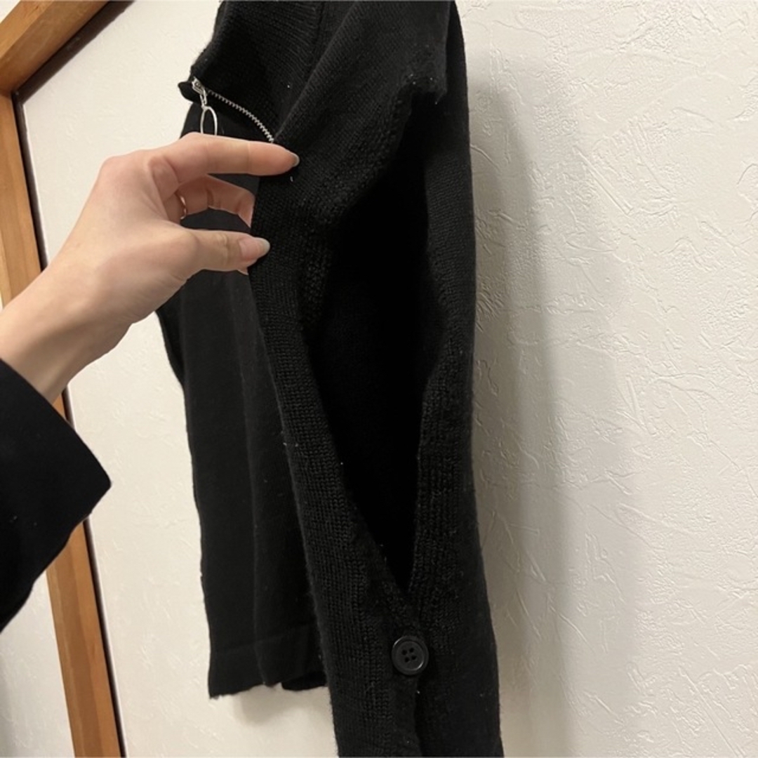 Allege. 18AW ネックウォーマー ハーフジップ ニットベスト