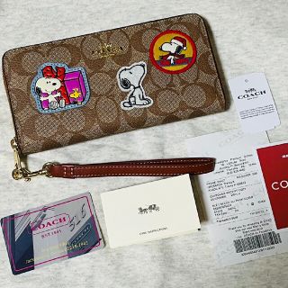 コーチ(COACH)のCOACH長財布スヌーピーコラボ(長財布)