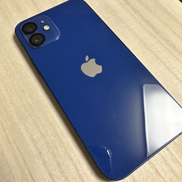 美品 iPhone12 ブルー SIMフリー