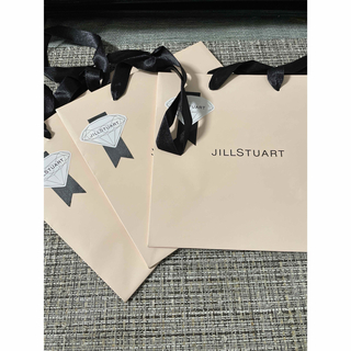 ジルスチュアート(JILLSTUART)のジルスチュアート　ショッパー3枚セット　紙袋　ピンク　プレゼントにも！(ショップ袋)