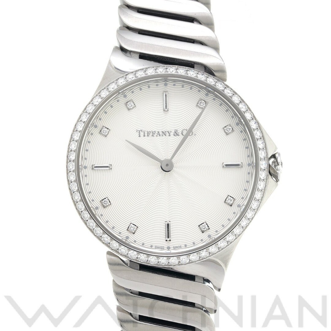 Tiffany & Co. - 中古 ティファニー TIFFANY&Co. 60874875 シルバー /ダイヤモンド レディース 腕時計