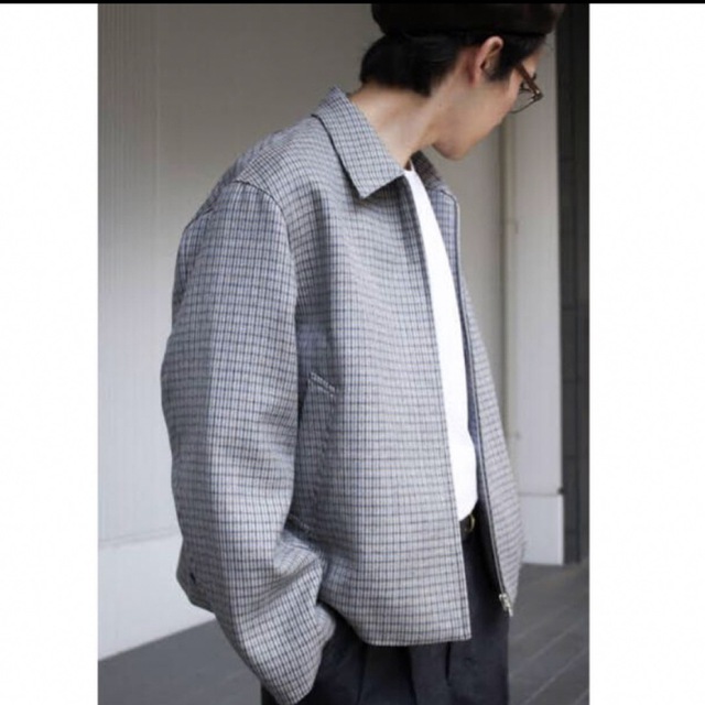 お得低価 SUNSEA - AURALEE double face check zip blousonの通販 by