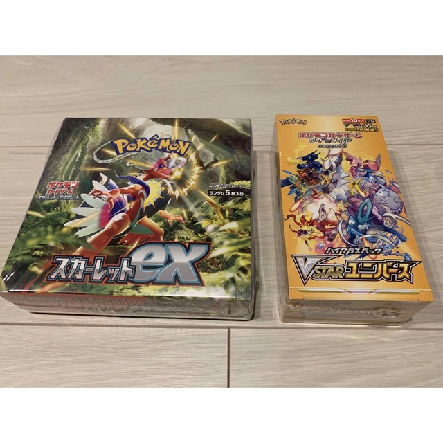 ポケモンカード】VSTARユニバース、スカーレットex シュリンク付き-