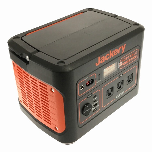 ☆未使用品☆ Jackery ジャクリ ポータブル電源 PTB101 Black+orange Portable Power1000 1002Wh/1000W 66615 自動車/バイクのバイク(工具)の商品写真