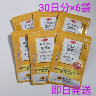 タイショウセイヤク(大正製薬)の匿名配送・送料無料 大正製薬 おなかの脂肪が気になる方のタブレット 6袋セット(その他)