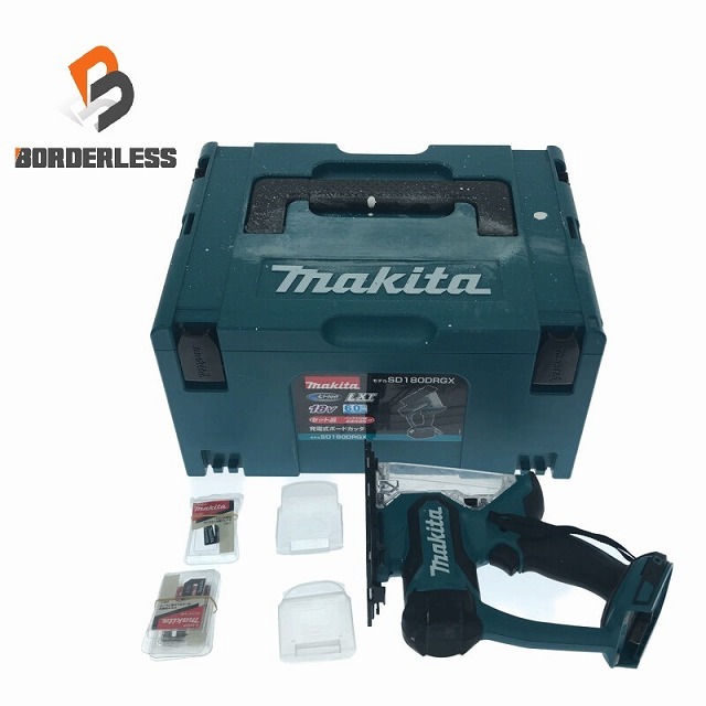 ☆品☆makita マキタ 18V 充電式ボードカッタ SD180D 本体＋ケース付 ボードカッター 角穴カッター 65749