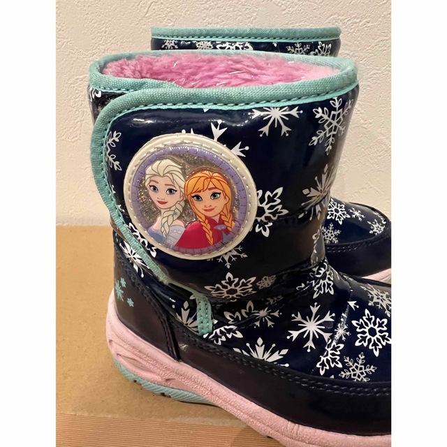 MOONSTAR (ムーンスター)のムーンスター　アナと雪の女王　14センチ　スノーブーツ キッズ/ベビー/マタニティのベビー靴/シューズ(~14cm)(ブーツ)の商品写真