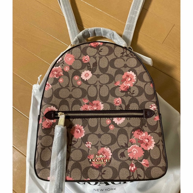 みきちぃ様 専用 coach花柄 リュック 未使用 | フリマアプリ ラクマ