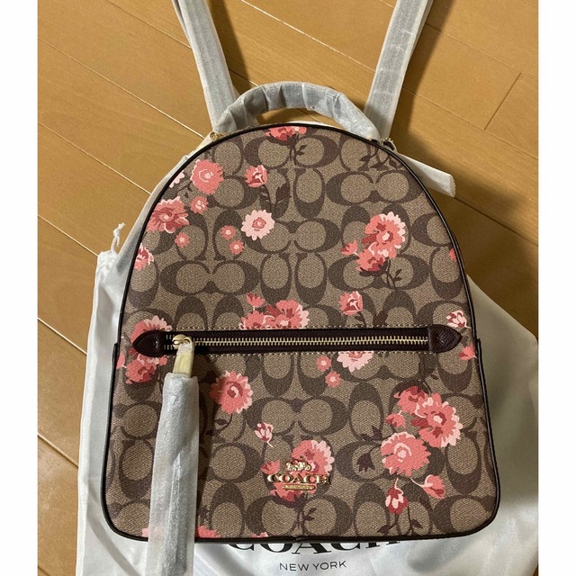 COACH - coach 花柄 リュック 未使用の通販 by レオまる｜コーチならラクマ