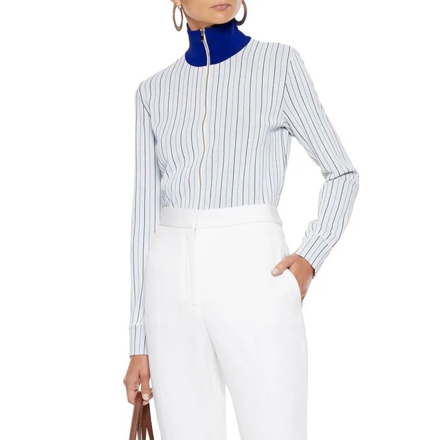 【SEAL限定商品】 STELLA - McCartney Stella McCARTNEY ストレッチニットジャケット ピンストライプ ブルゾン 【SEAL限定商品】 STELLA - McCartney Stella McCARTNEY ストレッチニットジャケット ピンストライプ ブルゾン