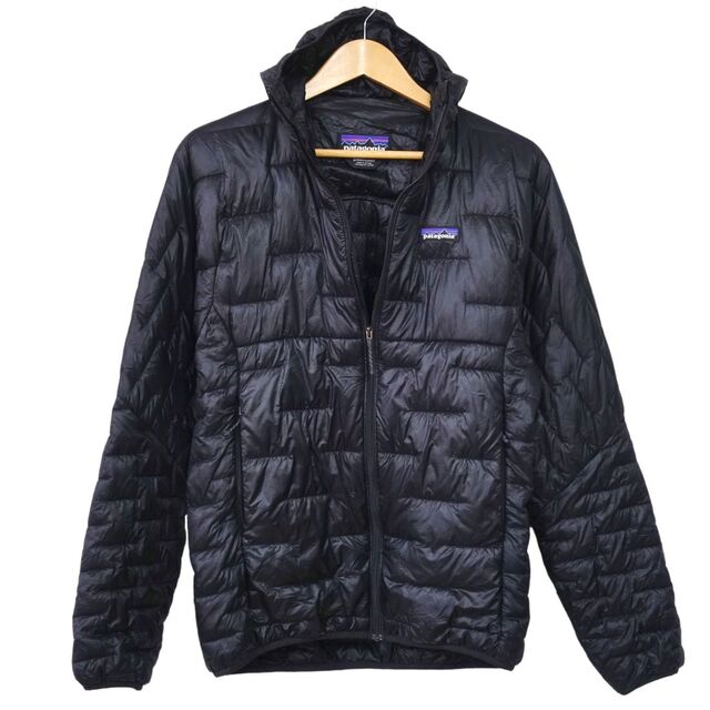 patagonia(パタゴニア)の美品 パタゴニア patagonia マイクロ パフ フーディー 84030 メンズ S アウター 中綿 ジャケット 登山 アウトドア S ブラック メンズのジャケット/アウター(その他)の商品写真