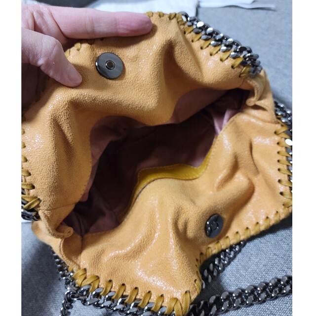 Stella McCartney(ステラマッカートニー)の値下げ！【美品】FALABELLA MINI　イエロー レディースのバッグ(ショルダーバッグ)の商品写真