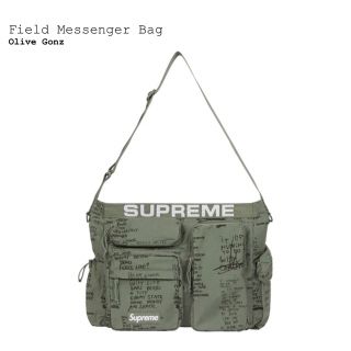 シュプリーム(Supreme)のsupreme field messenger bag olive gonz(メッセンジャーバッグ)