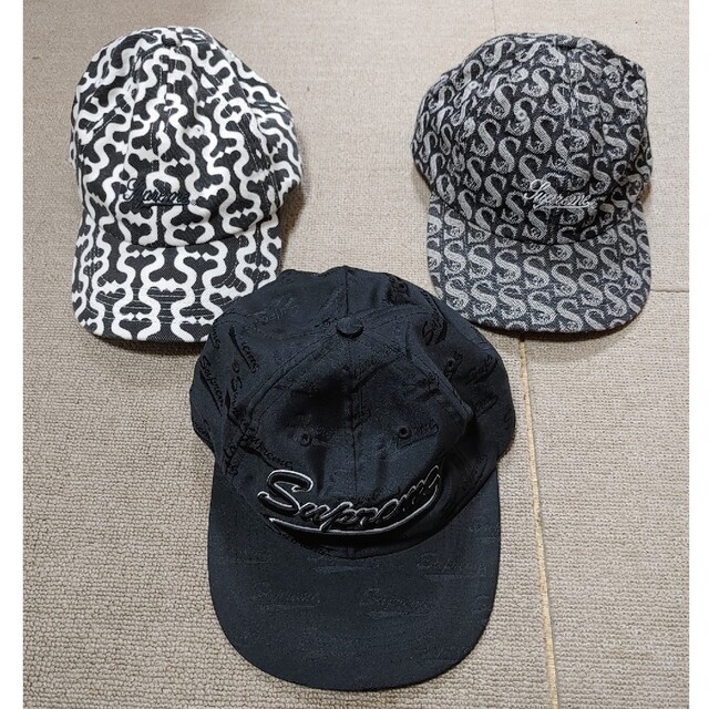 Supreme キャップ　3種類