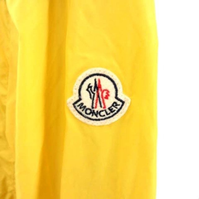 モンクレール 68352 ナイロンパーカー ジャケット ロゴ ワッペン 黄 1