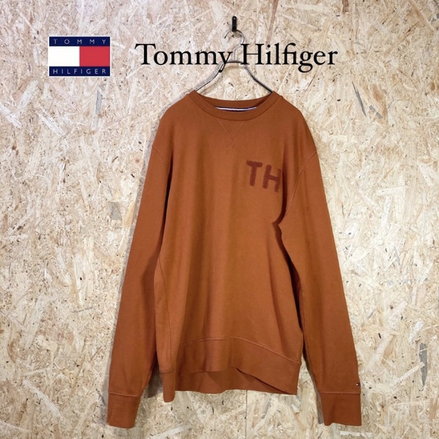 TOMMY HILFIGER(トミーヒルフィガー)の【ピノ様専用】 希少トミーヒルフィガー 刺繍 ビッグロゴスウェット TOMMY メンズのトップス(パーカー)の商品写真