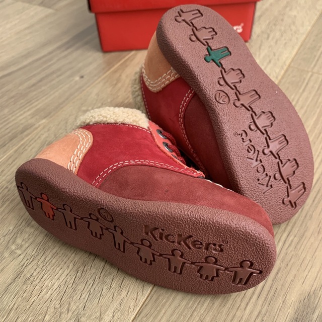 KICKERS kidsブーツ　女の子 キッズ/ベビー/マタニティのベビー靴/シューズ(~14cm)(ブーツ)の商品写真
