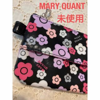 マリークワント(MARY QUANT)の未使用！マリークワント ティッシュケース付き ポーチ 小物入れ　化粧ポーチ(ポーチ)