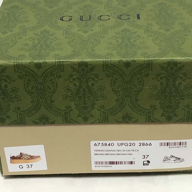 Gucci(グッチ)の新品　未使用　Gucciグッチ　ウィメンズ GG スニーカー　37 23.5cm レディースの靴/シューズ(スニーカー)の商品写真