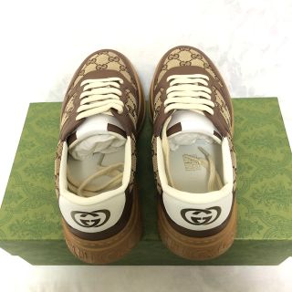 グッチ(Gucci)の新品　未使用　Gucciグッチ　ウィメンズ GG スニーカー　37 23.5cm(スニーカー)