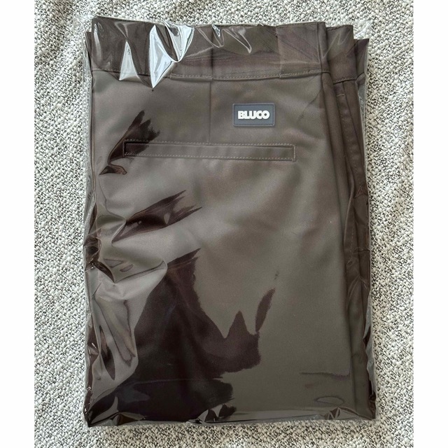 BLUCO - 即完新品Wax Bluco wide tapered work pants 茶Mの通販 by 