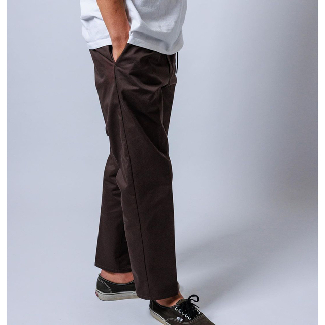 パンツ即完新品Wax Bluco wide tapered work pants 茶M