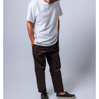 BLUCO   即完新品Wax Bluco wide tapered work pants 茶Mの通販 by