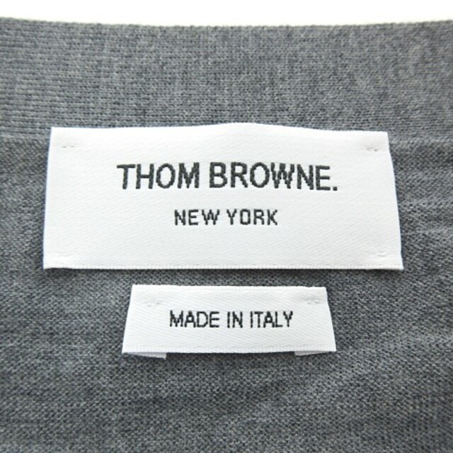 絶品】 カーディガン タグ付 - BROWNE THOM ニット L位 3 グレー 絶品】 カーディガン タグ付 - BROWNE THOM ニット L位 3 グレー