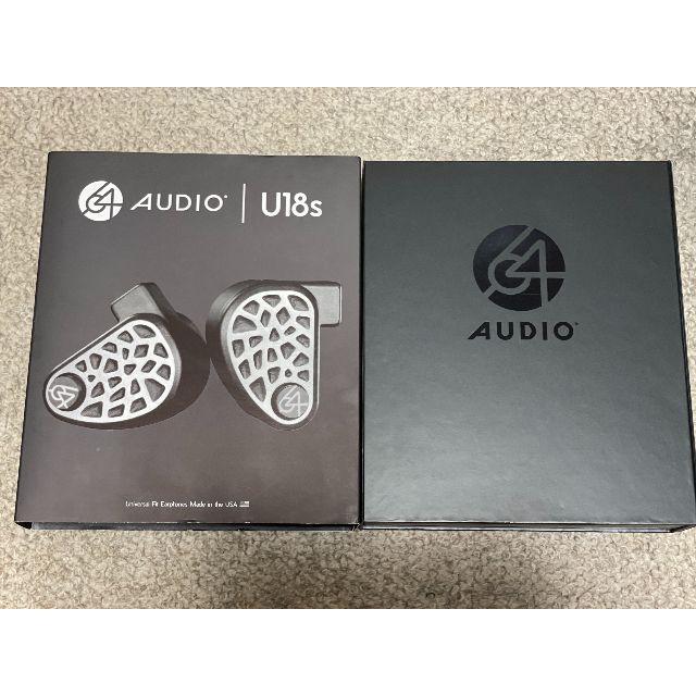 64 AUDIO U18s スマホ/家電/カメラのオーディオ機器(ヘッドフォン/イヤフォン)の商品写真