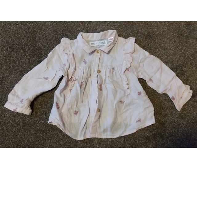 ZARA(ザラ)のブラウス  シャツ キッズ/ベビー/マタニティのキッズ服男の子用(90cm~)(Tシャツ/カットソー)の商品写真