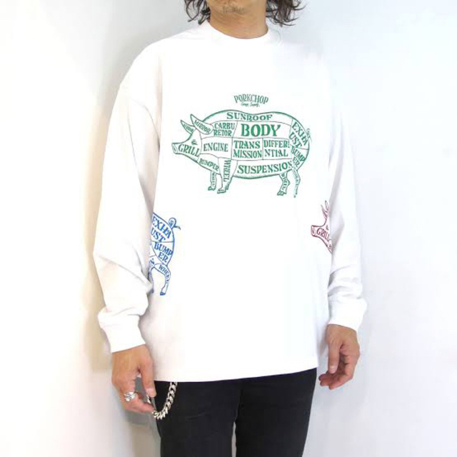 NEIGHBORHOOD(ネイバーフッド)の新品未使用未開封 POCKCHOP 長袖カットソー XLサイズ マルチカラー メンズのトップス(Tシャツ/カットソー(七分/長袖))の商品写真