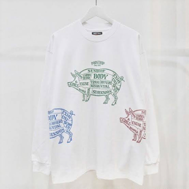 NEIGHBORHOOD(ネイバーフッド)の新品未使用未開封 POCKCHOP 長袖カットソー XLサイズ マルチカラー メンズのトップス(Tシャツ/カットソー(七分/長袖))の商品写真