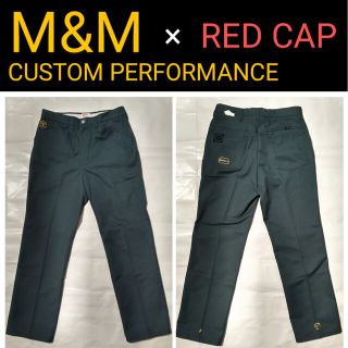 エムアンドエム(M&M)のM&M × RED CAP■コラボ■WORK PANTS■ダークグリーン■30(ワークパンツ/カーゴパンツ)