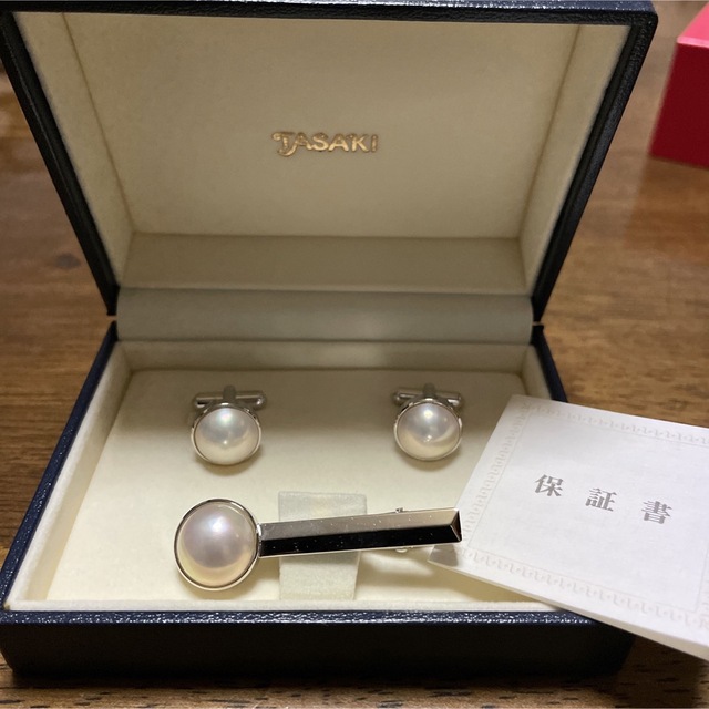 TASAKI(タサキ)の田崎真珠　タイピン&カフス メンズのファッション小物(ネクタイピン)の商品写真