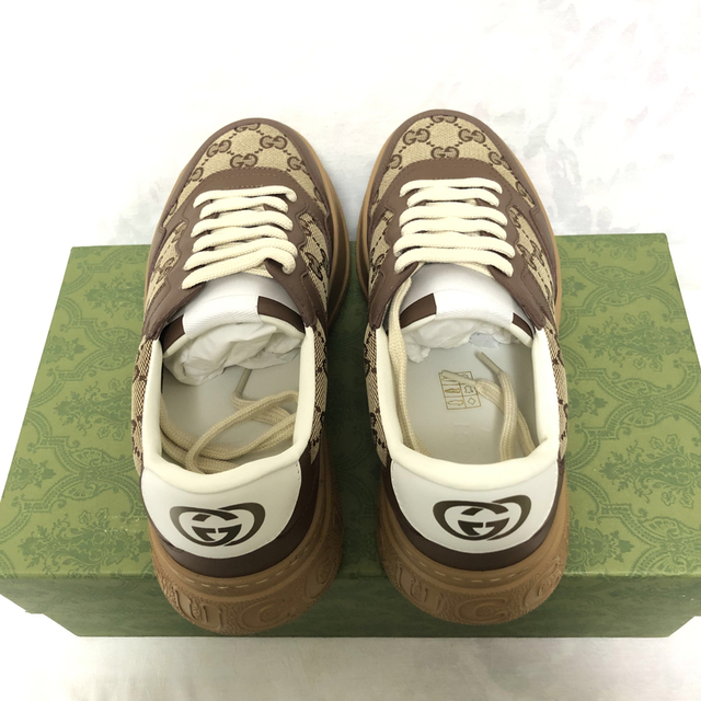 新品 未使用 Gucciグッチ ウィメンズ GG スニーカー 39 24.5cm www